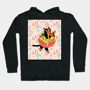 Ramen cat Hoodie